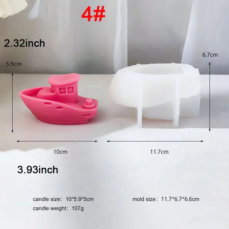 Childhood Cruiser Candle Mould