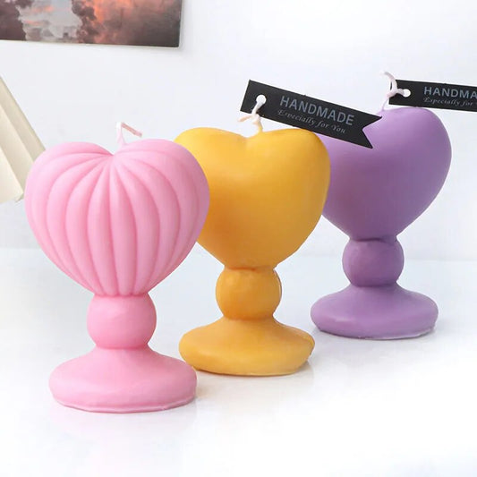DIY Love Candlestick Silicone Mould