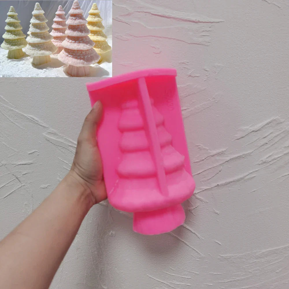 Christmas Tree Silicone Candle Mould