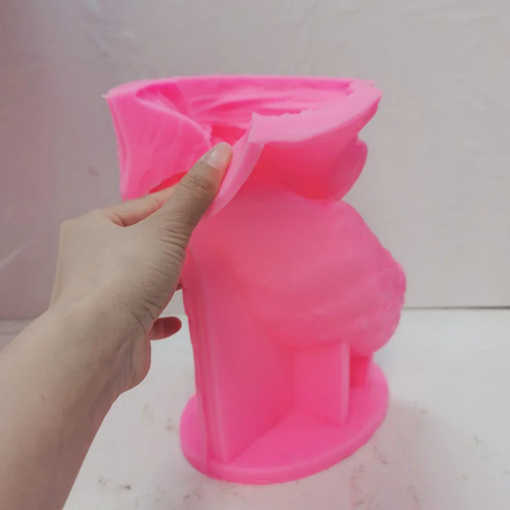 Sitting On Branch Eagle Candle Mould