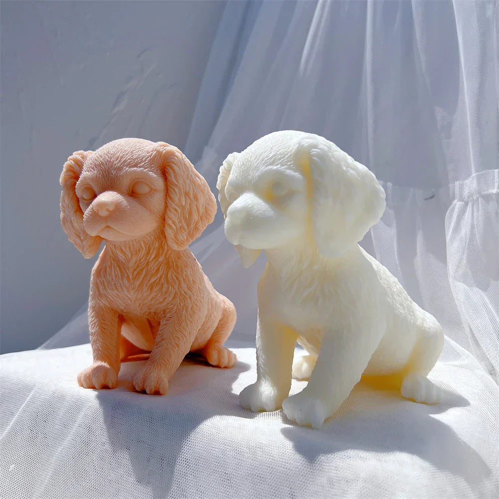 Cavalier King Charles Spaniel Dog Candle Mould