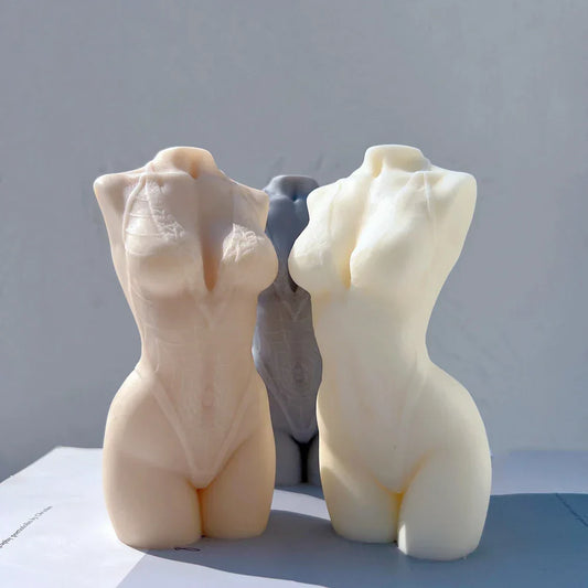 Spider bikini Female Body Candle Mould