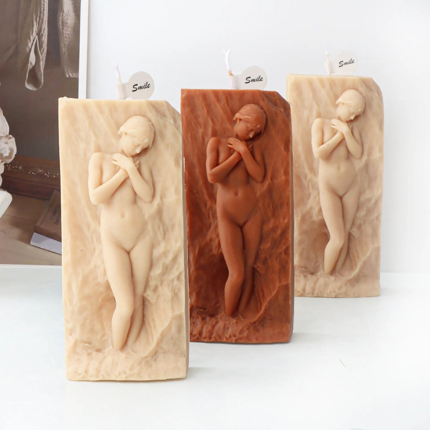 Beauty Relief Candle Mould for Handmade Candle