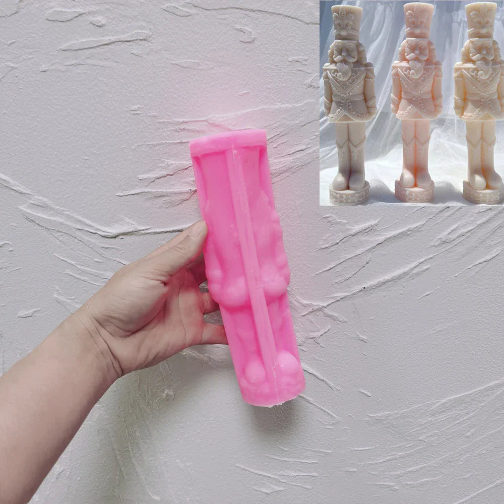 Nutcracker Silicone Candle Mould