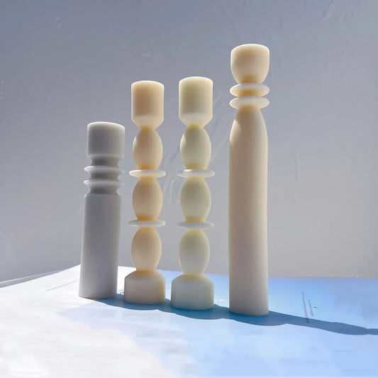 3 Shapes Taper Candle Mould