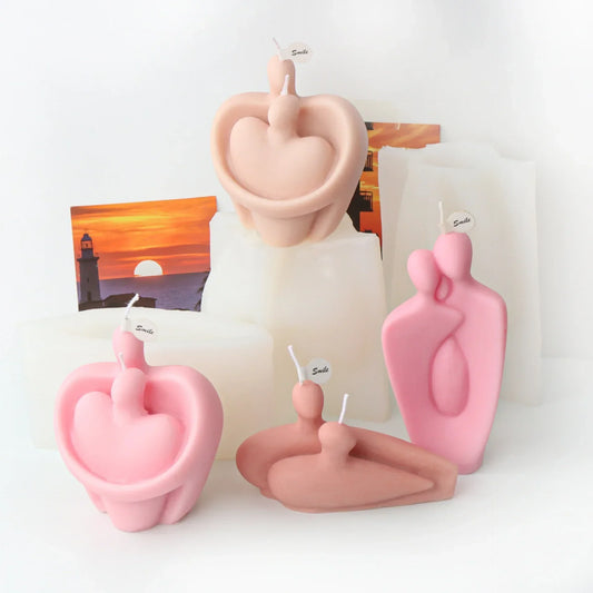 Nordic Couple Silicone Candle Mould
