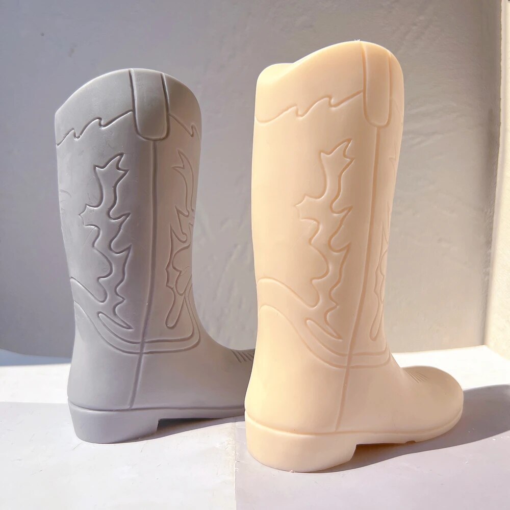Cowboy Boot Candle Mould