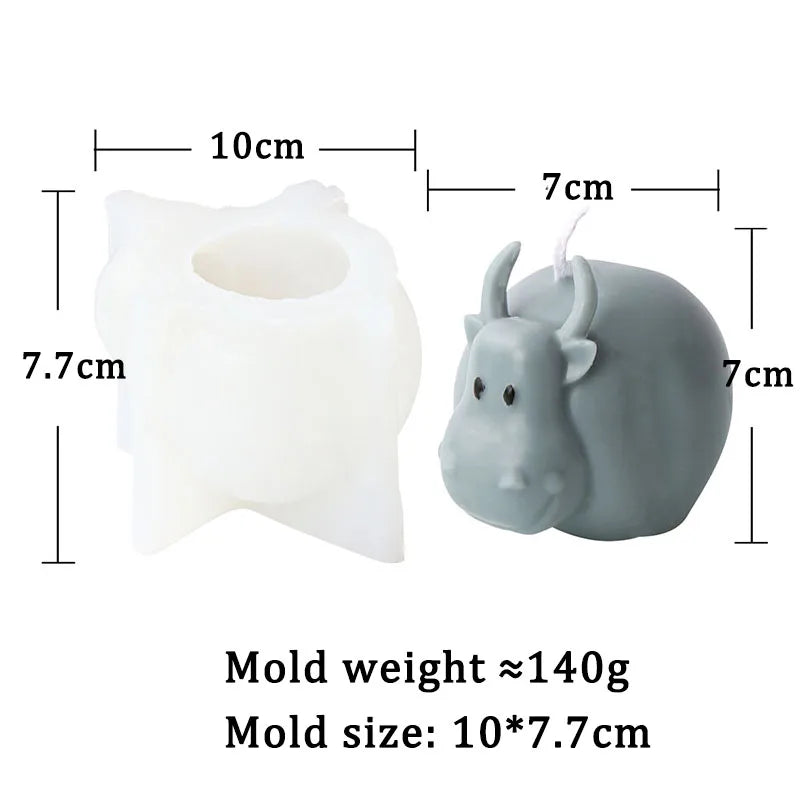 Cartoon Candle Mould Silicone