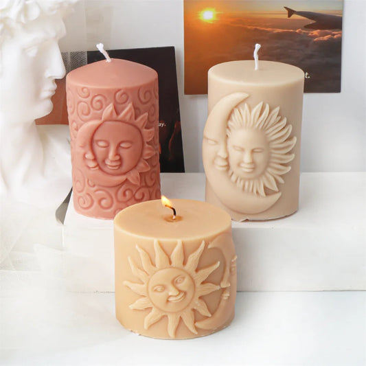 DIY Sun and Moon Candle Mould