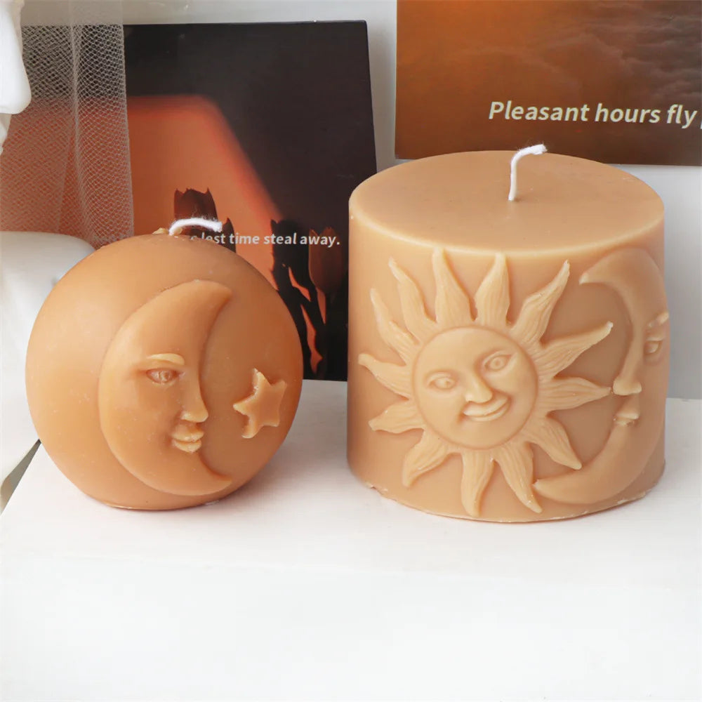 DIY Sun and Moon Candle Mould
