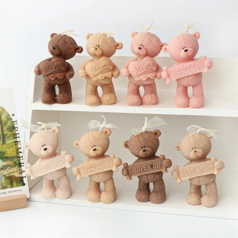 Confession Bear Silicone Candle Mould