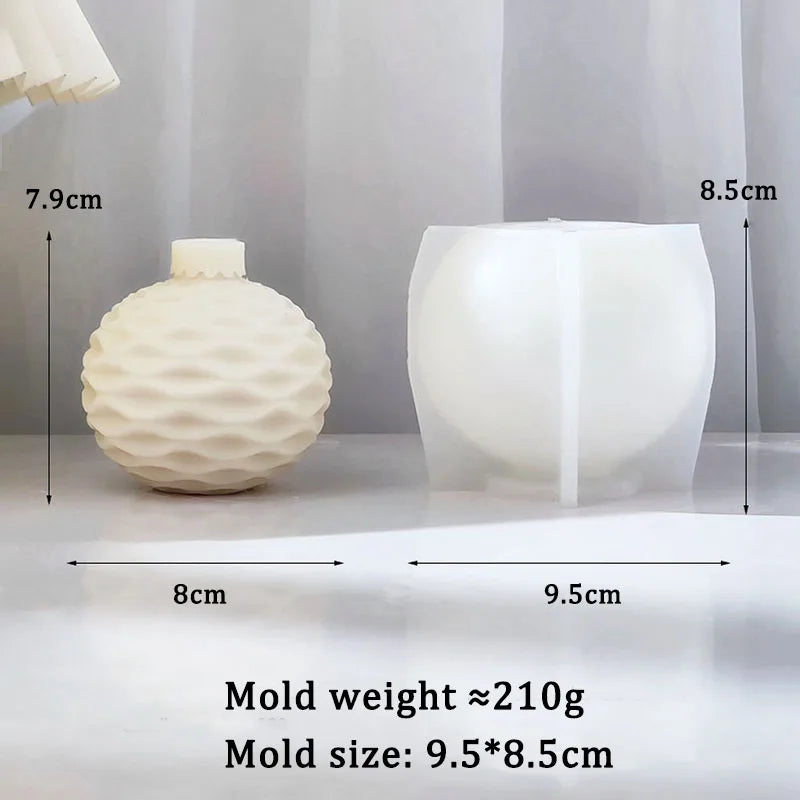 Christmas Ball Candle Silicone Mould