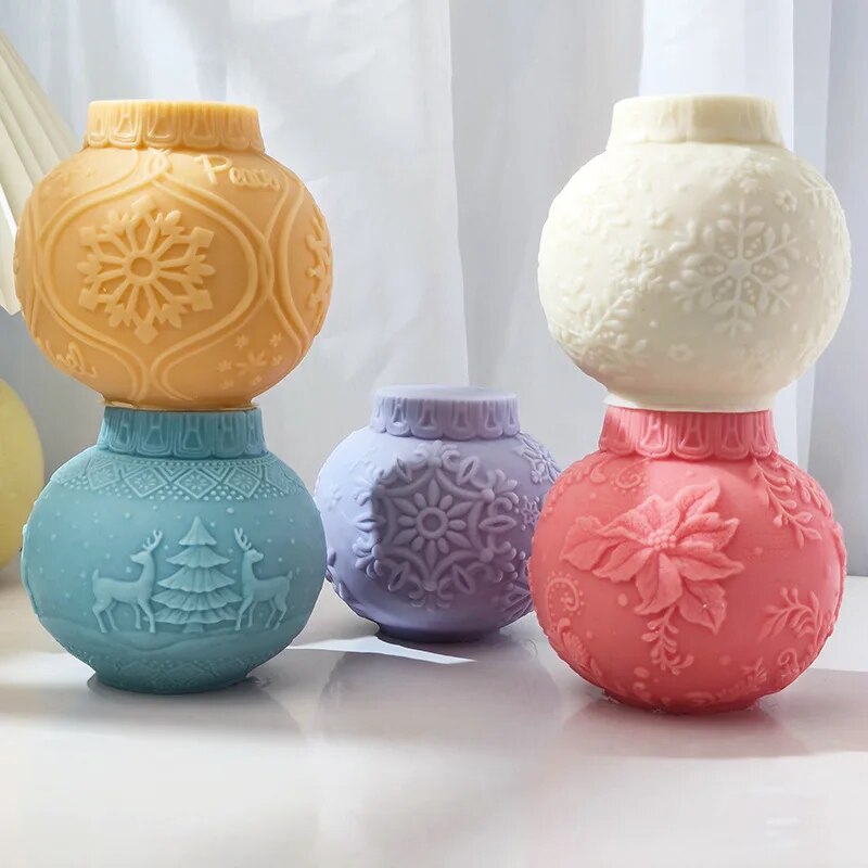 Christmas Bauble Candle Mould