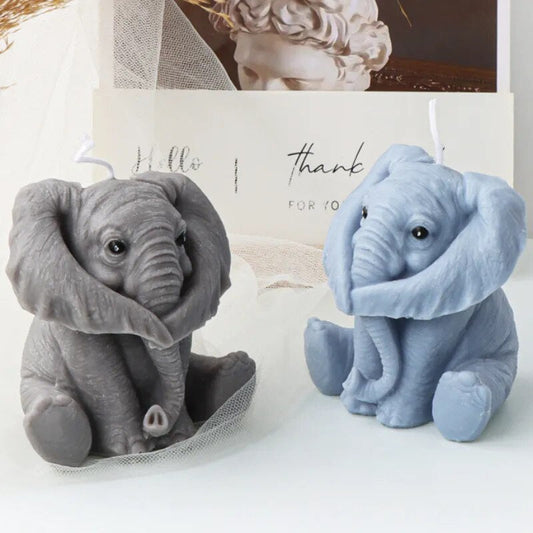 Cute Elephant Candle Mould