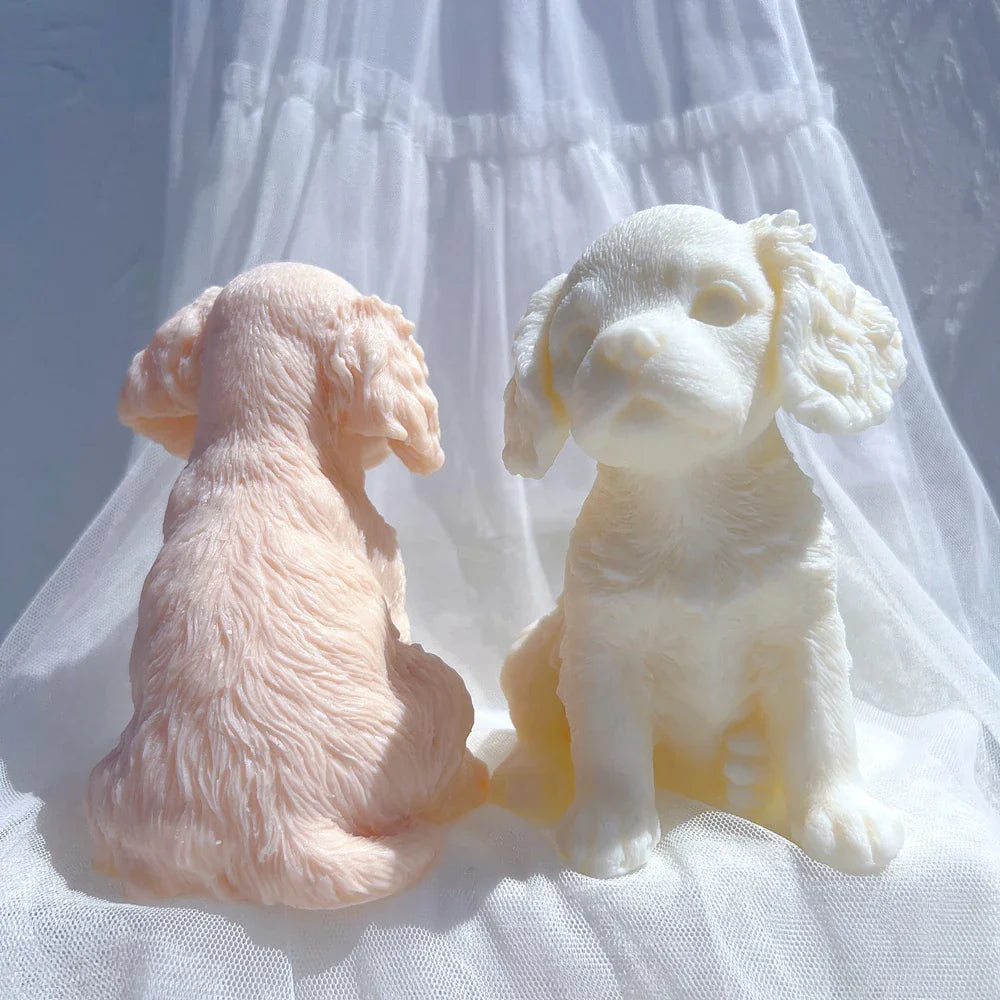 King Charles Puppy Candle Mould