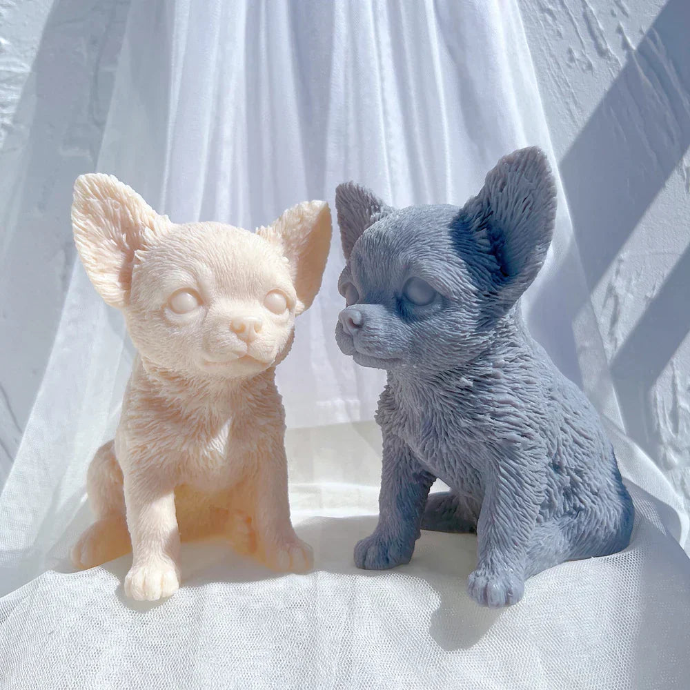 Chihuahua Puppy Candle Mould