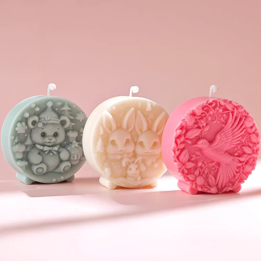 Forest Friends Candle Moulds