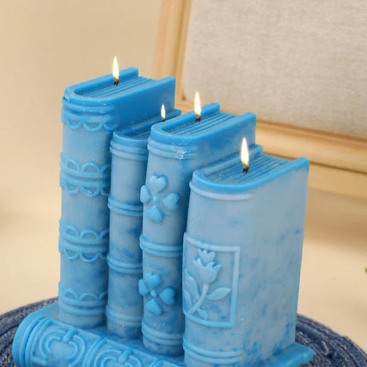 Bookstack Slicone Candle Mould