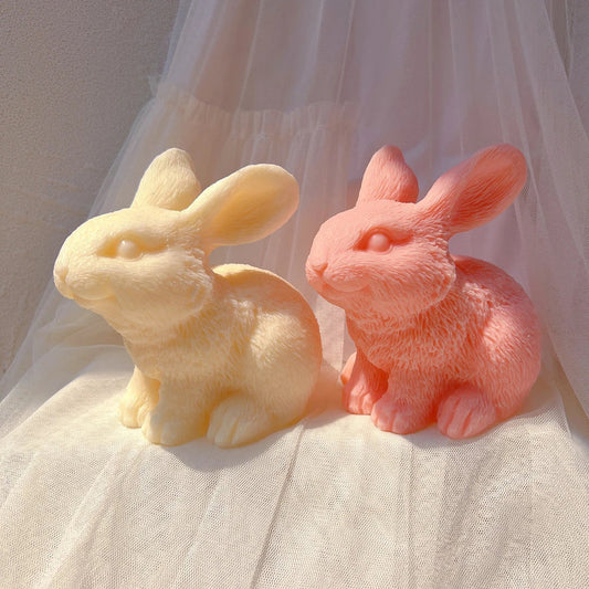 Cute Bunny Silicone Candle Mould