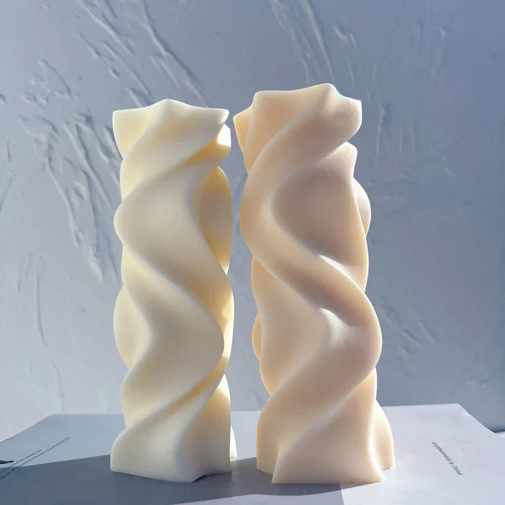 Twirl Pillar Candle Mould