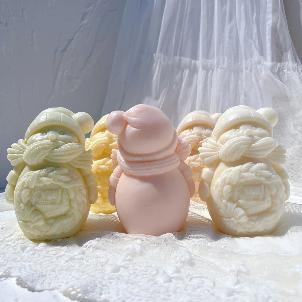 Cuddle Snowman Candle Mould