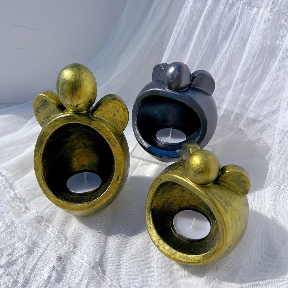 Angel Tea Light Candle Holder Silicone Candle Mould