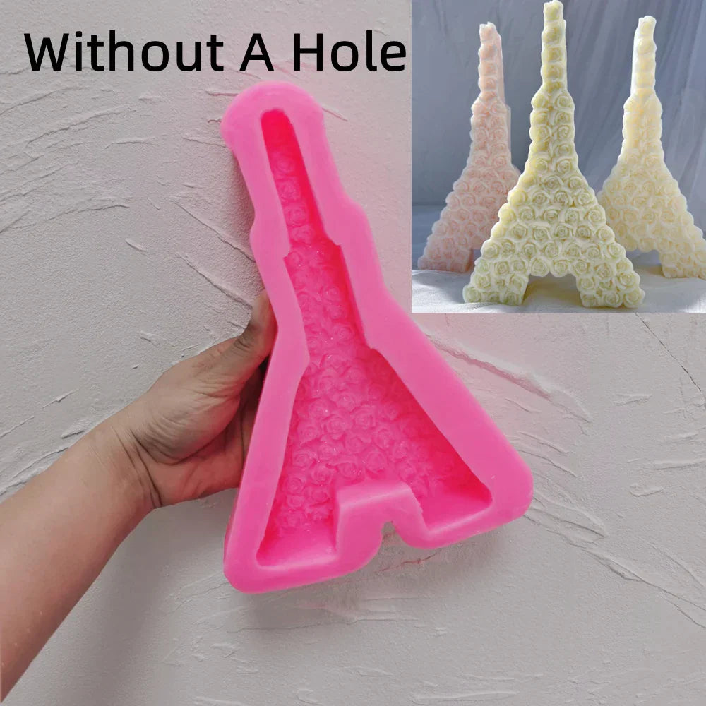 Rose Eiffel Tower Candle Mould
