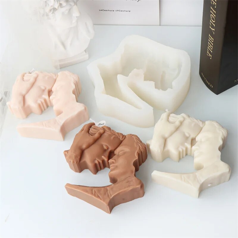 Lovers Kiss Candle Mould
