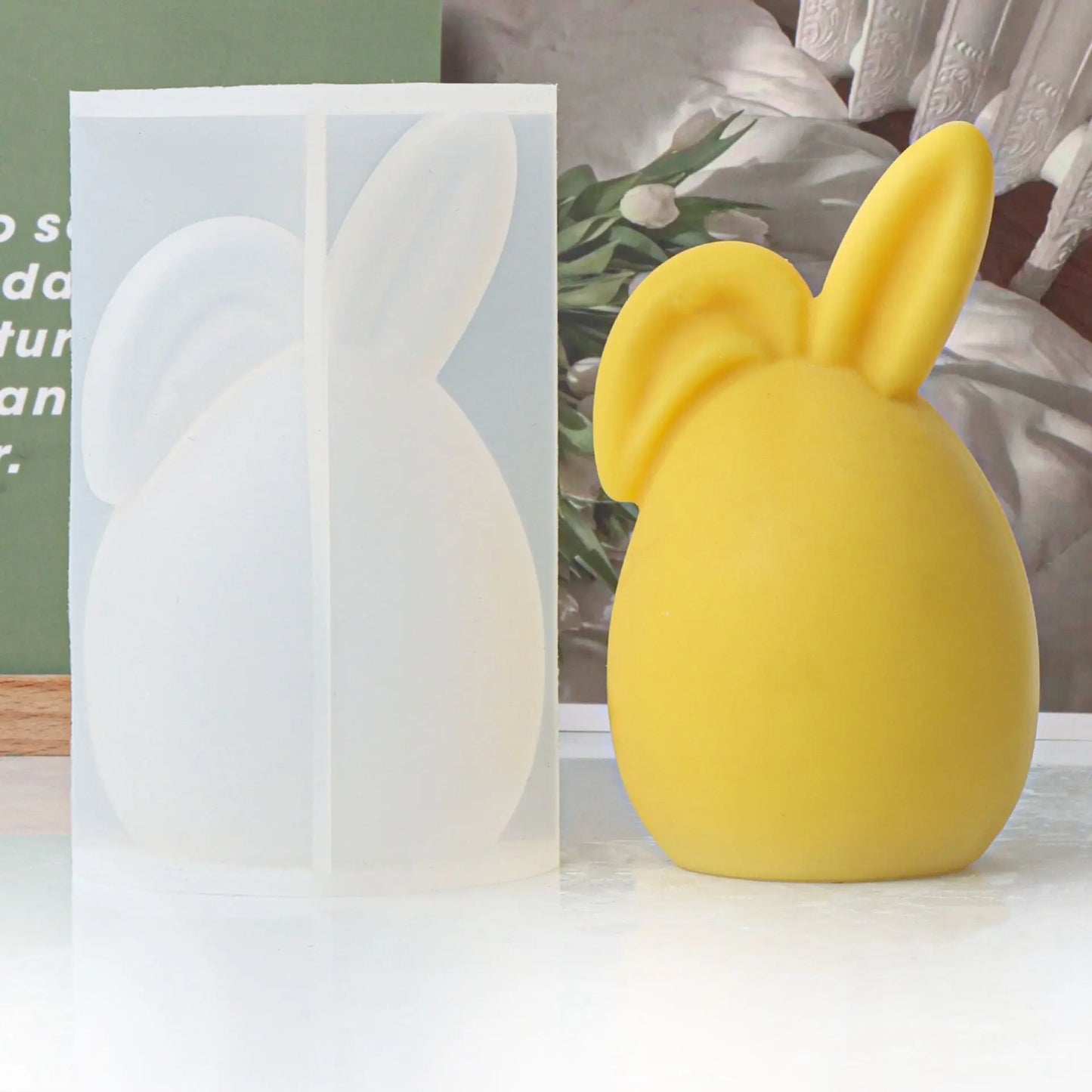 Easter Egg Bunny Silicone Candle Mould
