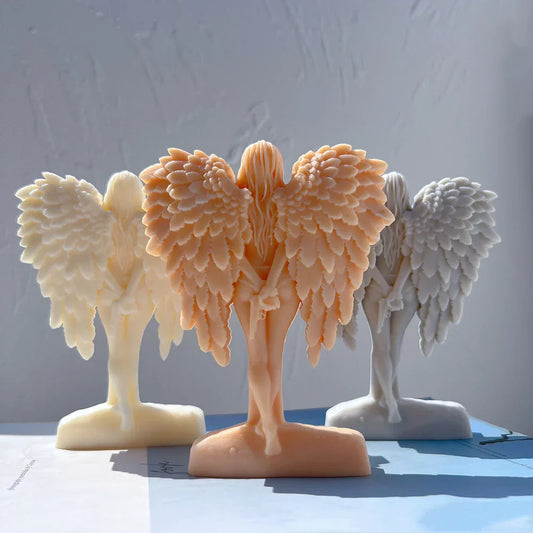 Fearless Guardian Angel Candle Silicone Mould