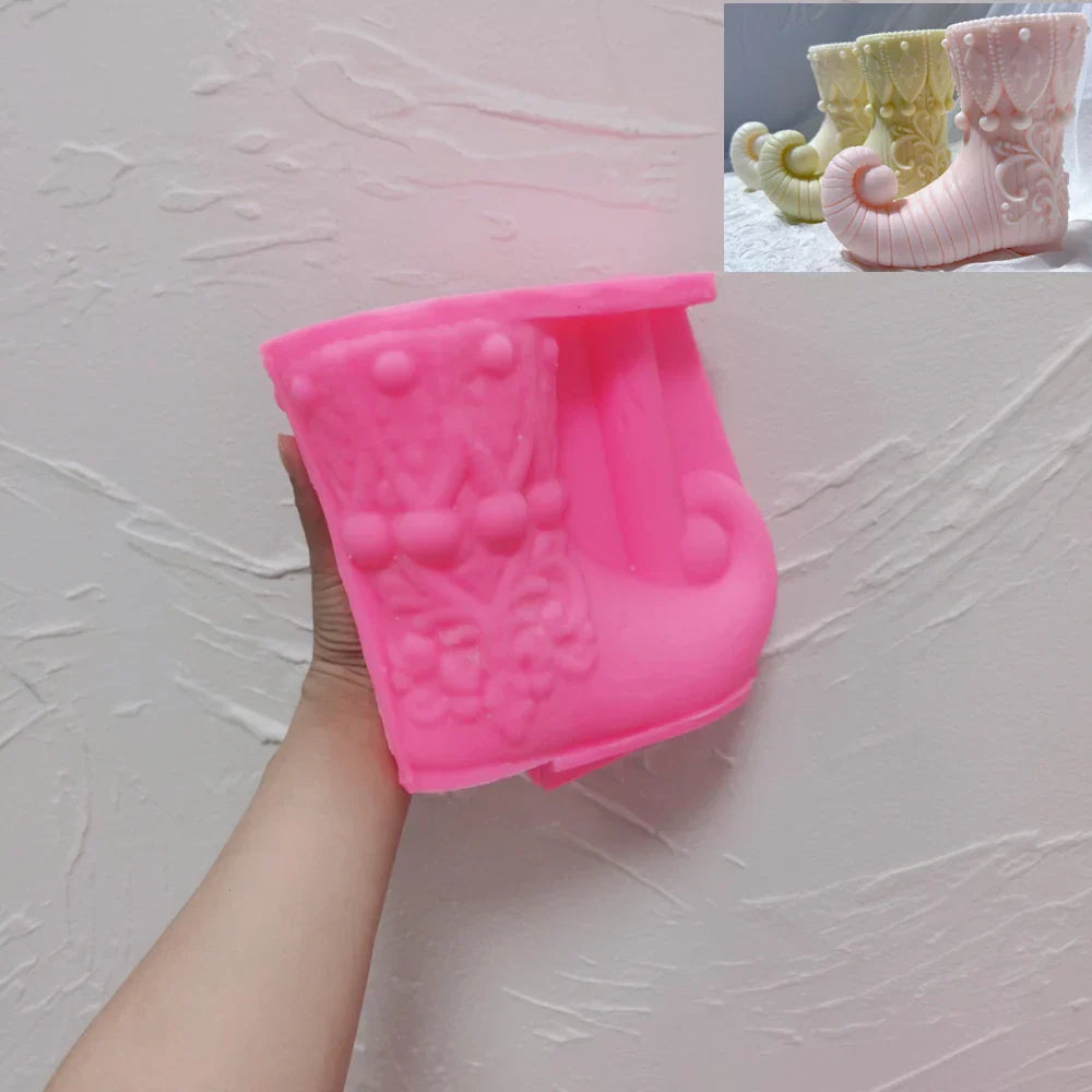 Christmas Magic ELF Boot Candle Mould