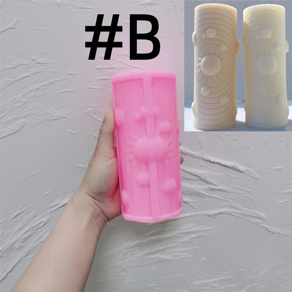 Solar System Candle Moulds: Astrological Home Decor Symbols