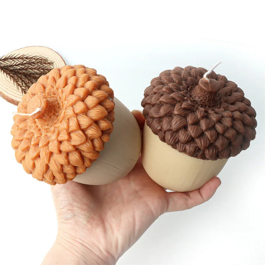 Acorn Nut Candle Silicone Mould