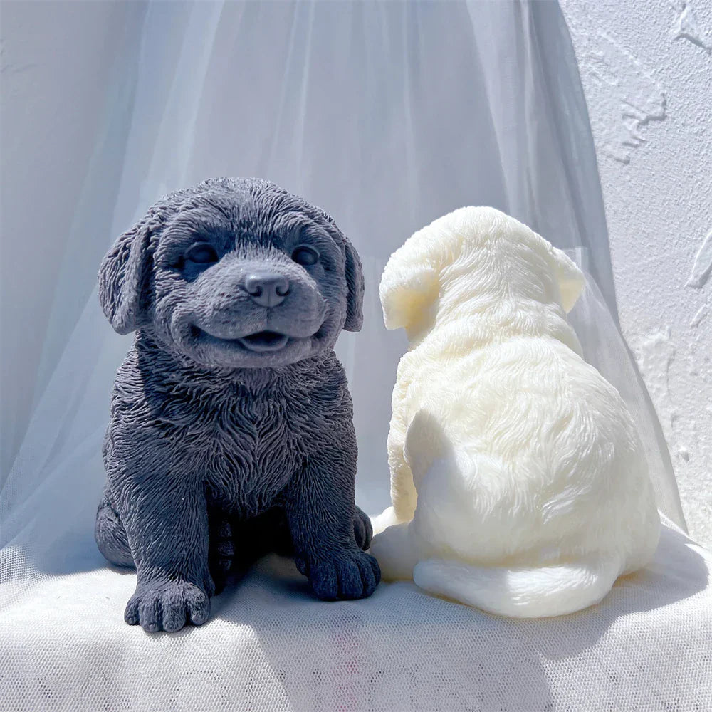 Bernese Mountain Dog Silicone Candle Mould