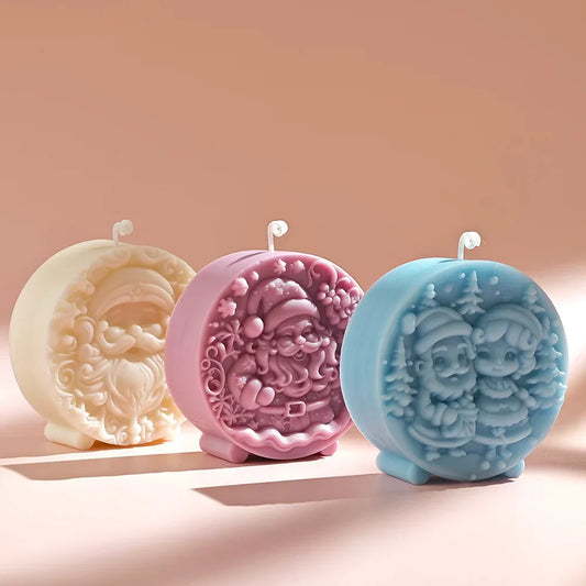 Christmas Santa DIY Candle Mould