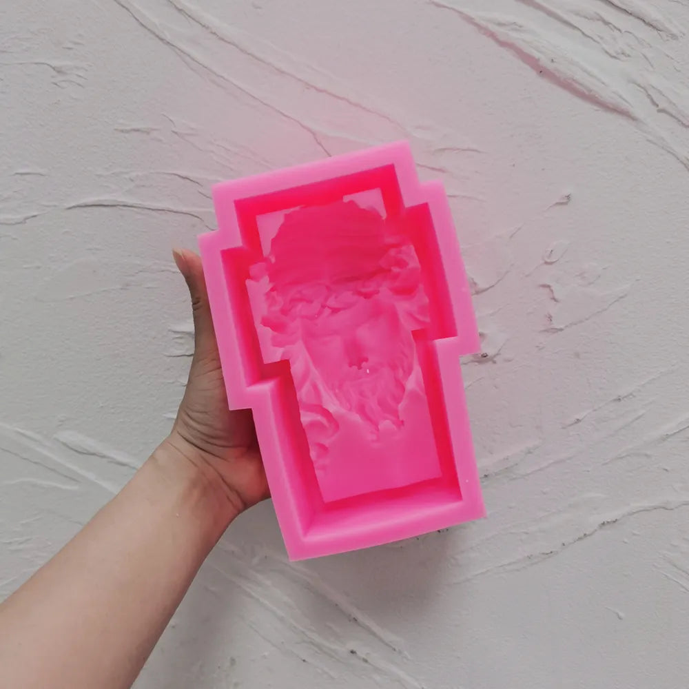 Jesus Cross Candle Silicone Mould