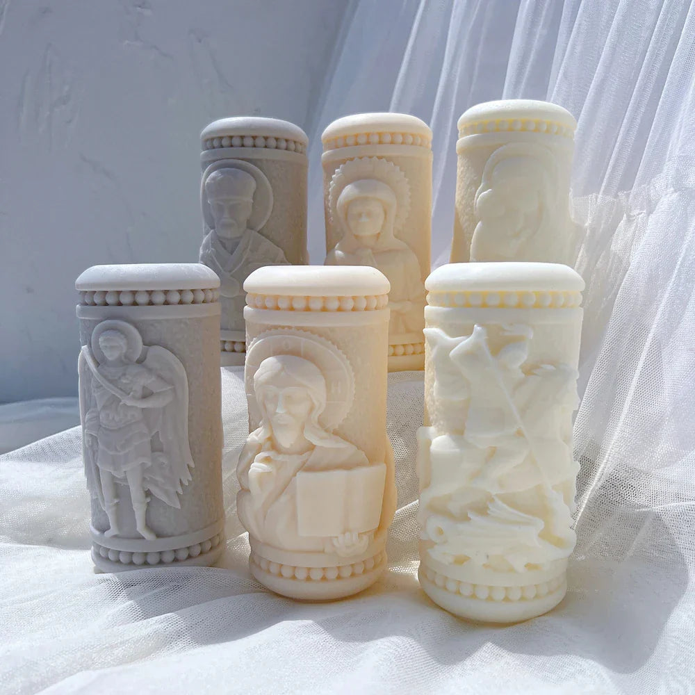 Saint's Design Candle Silicone Mould