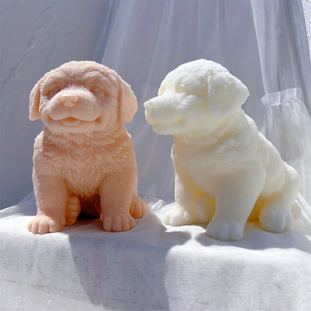 Bernese Mountain Dog Silicone Candle Mould