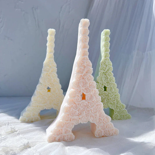 Rose Eiffel Tower Candle Mould