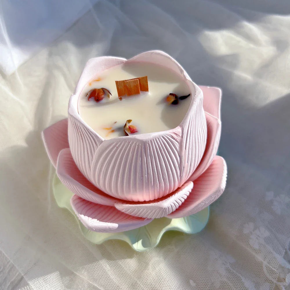 Lotus Tea Light Holder Silicone Mould