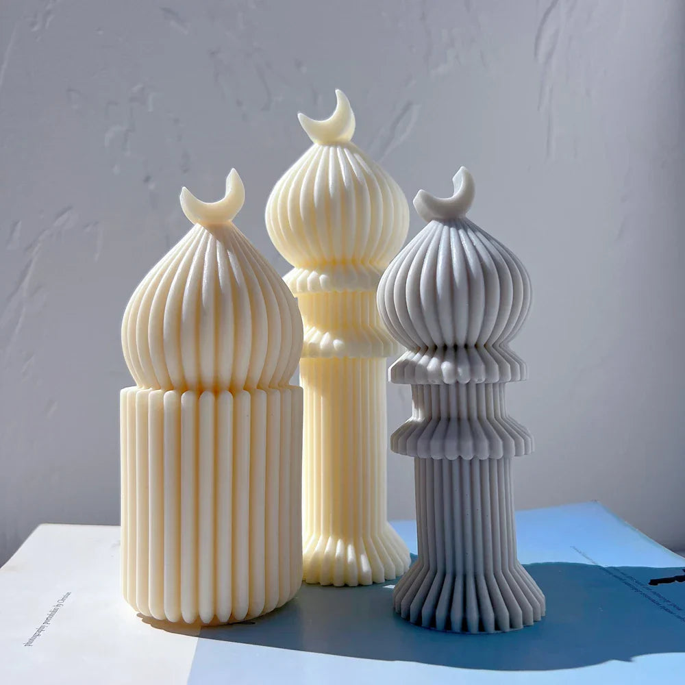 Ramadan Décor Pillar Candle Silicone Mould