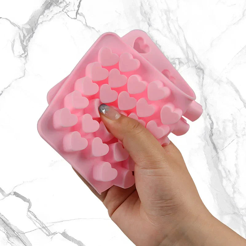 Heart Shaped Wax Melts Silicone Candle Mould