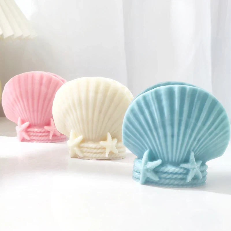 Ocean Inspired Starfish Seashell Candle Mould