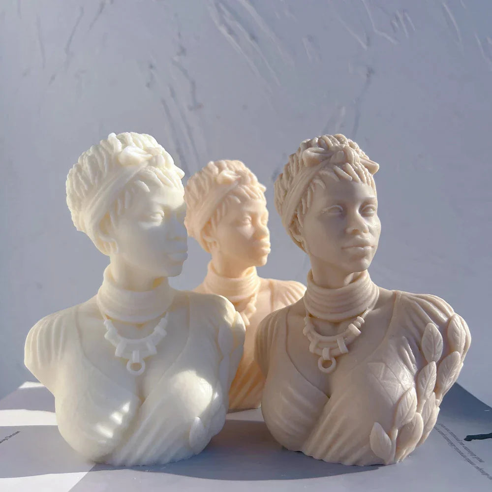 African Goddess Candle Mould