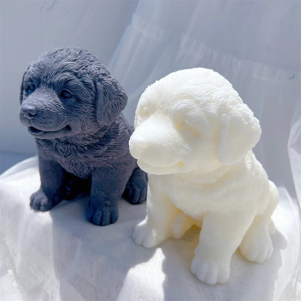 Bernese Mountain Dog Silicone Candle Mould