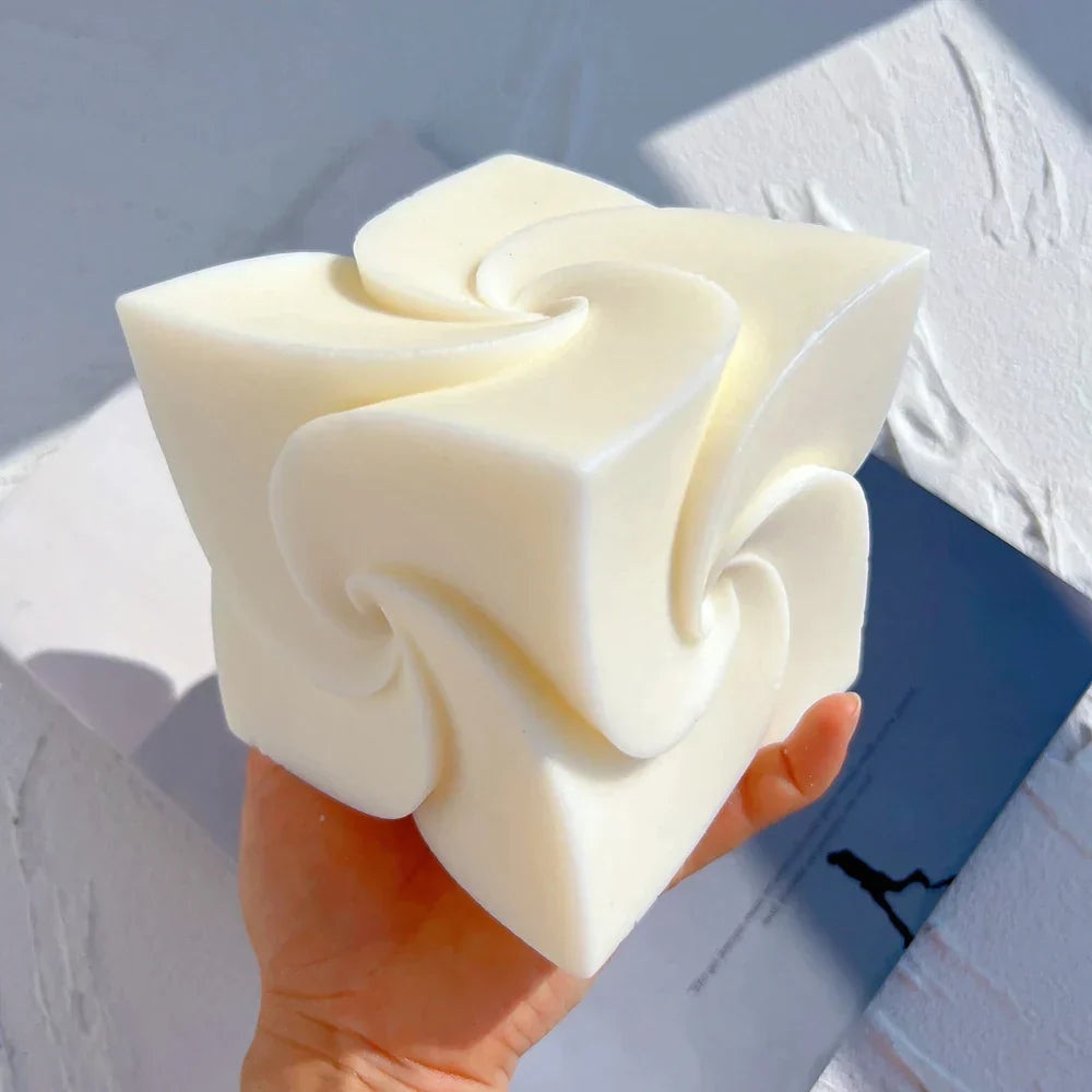Windmill Square Cube Candles Mould