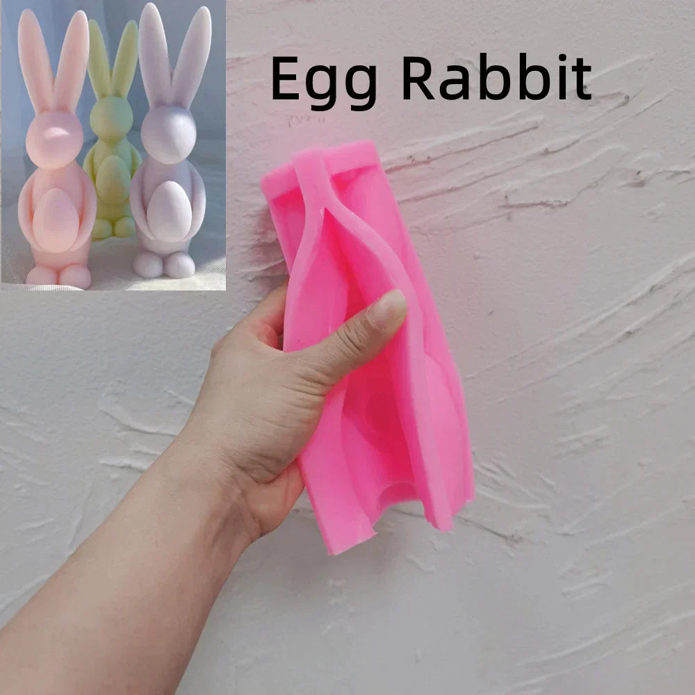 Lop Rabbit Candle Moulds