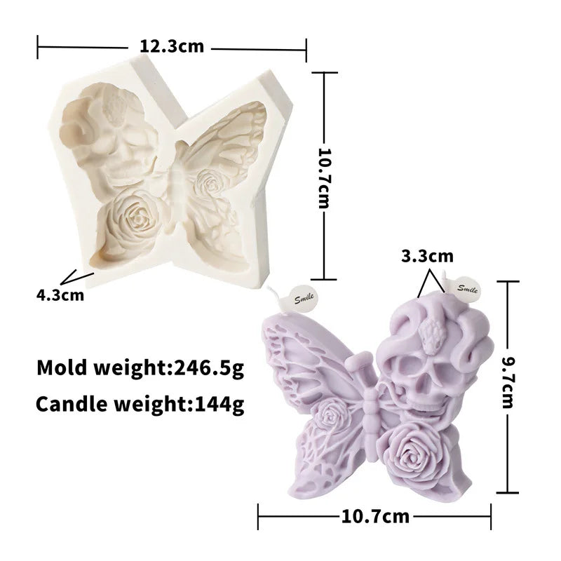 Unique Butterfly Candle Moulds Silicone