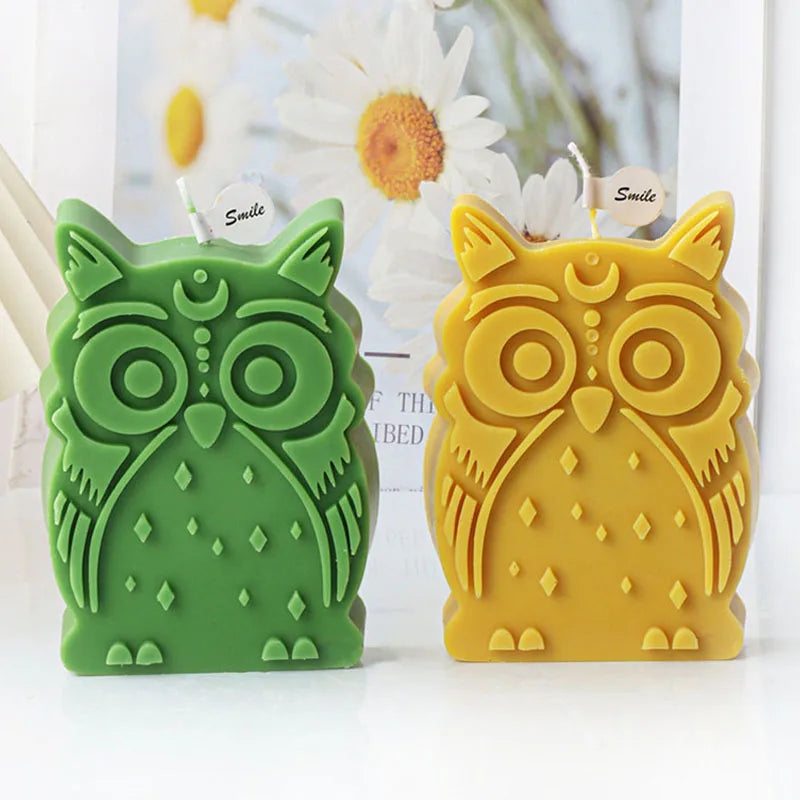 Cartoon Owl Silicone Candle Mould