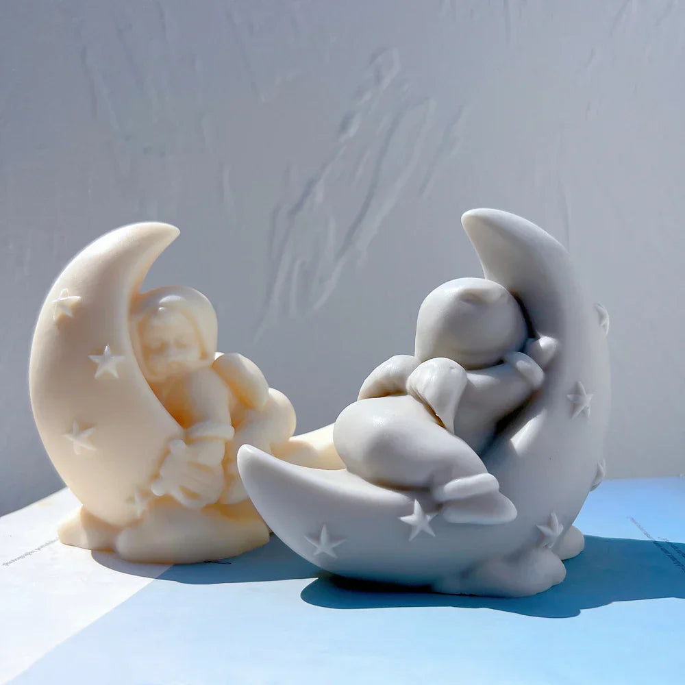 Moon Dreamer Baby Candle Silicone Mould